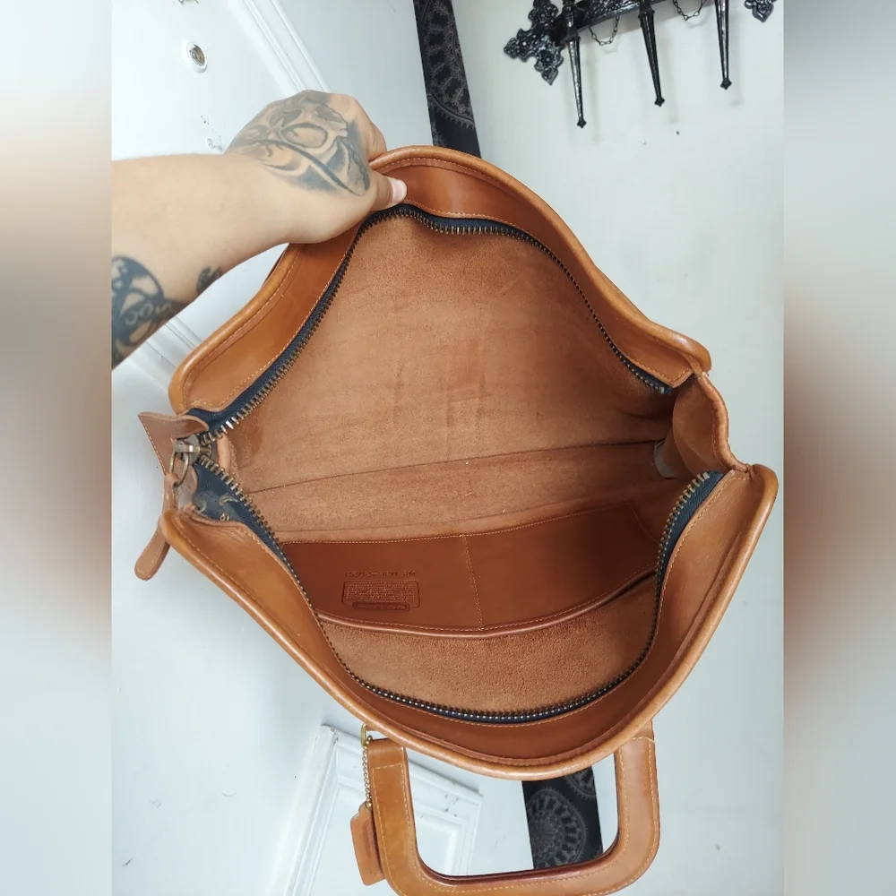 Vintage Coach British Tan Embassy Briefcase 5090🤎🧡 - Picture 16 of 16